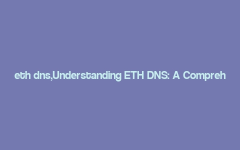 eth dns,Understanding ETH DNS: A Comprehensive Guide